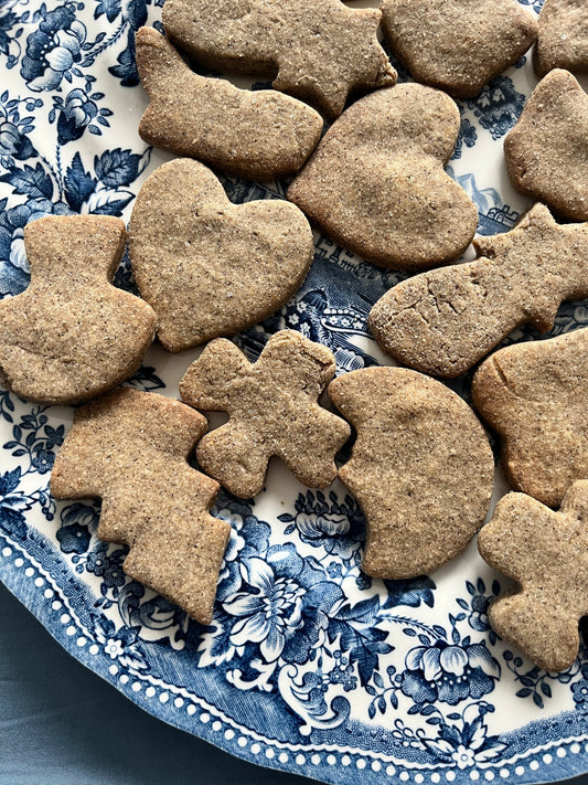 Variante Petits sablés de Noël 🎄 au sarrasin sans gluten avec deux oeufs