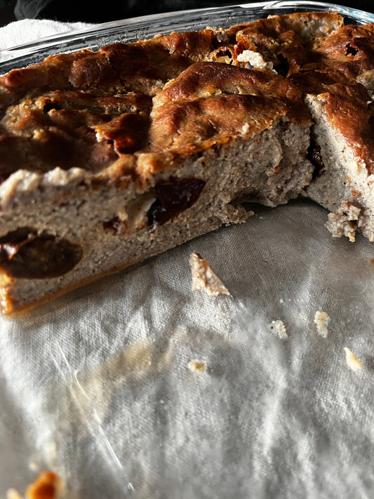 Far breton au sarrasin & pruneaux sans gluten