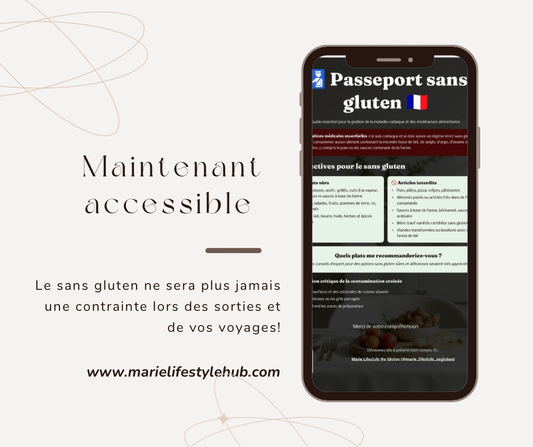 🛂 Passeport Sans Gluten Pratique en 13 langues - Made in France